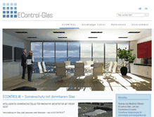 Tablet Screenshot of econtrol-glas.de